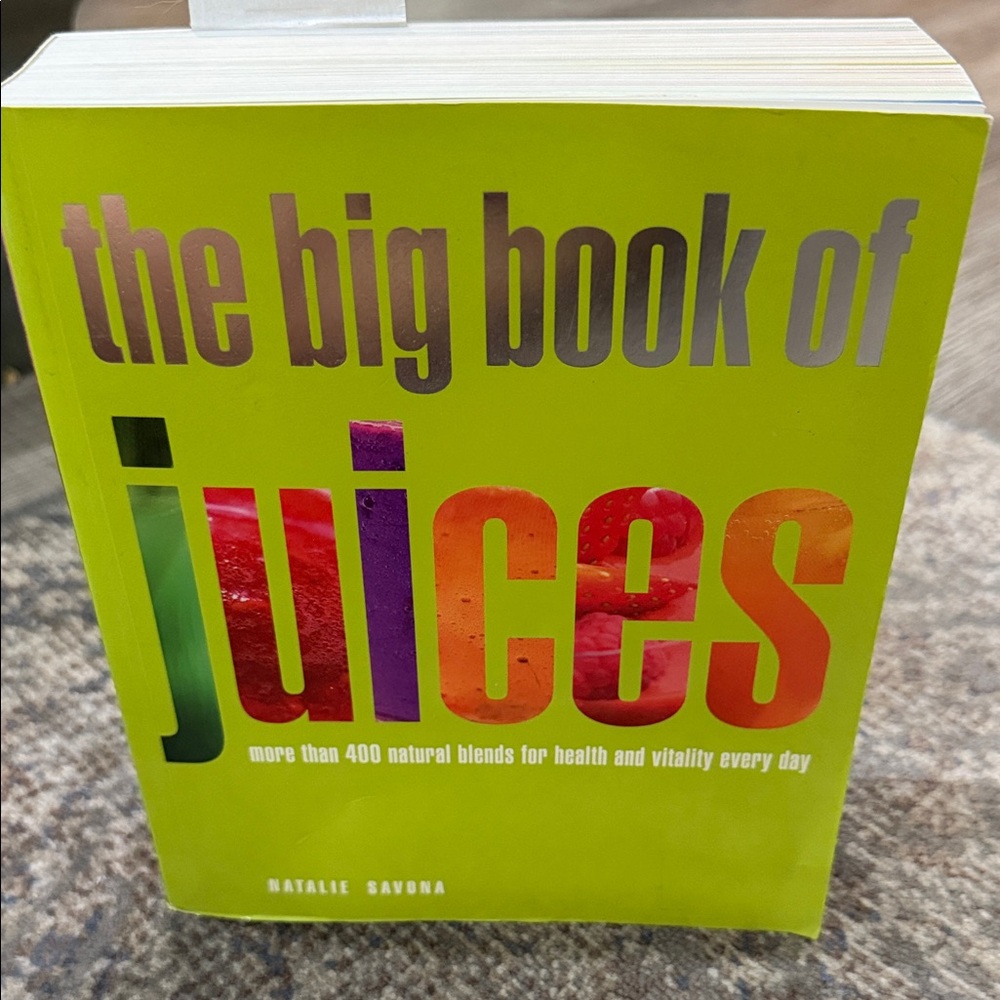 The Big Book of Juices - Bright Green Cover
